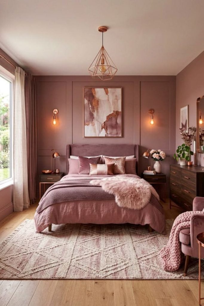 Rosewood pink fairy tale bedroom