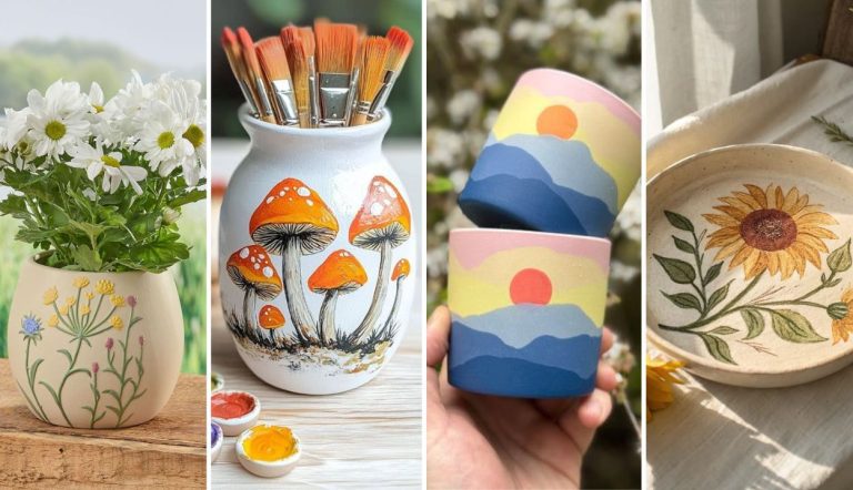 30 Stunning Pottery Painting Ideas