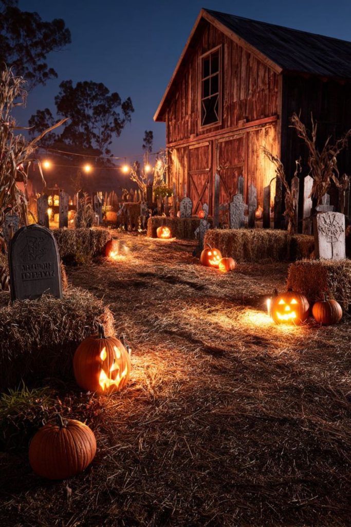 Creepy cornfield corner with hidden monsters.