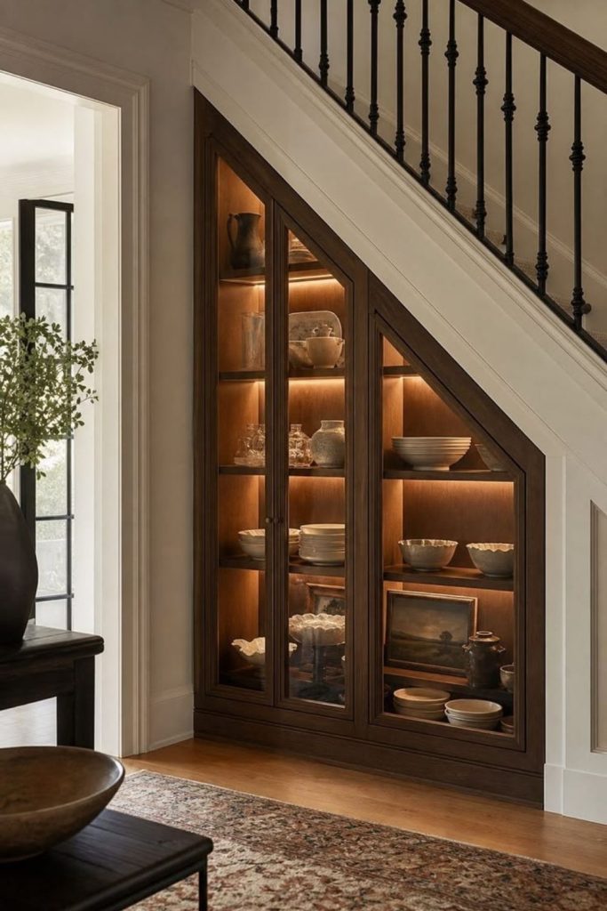 Decorative display and storage niche.