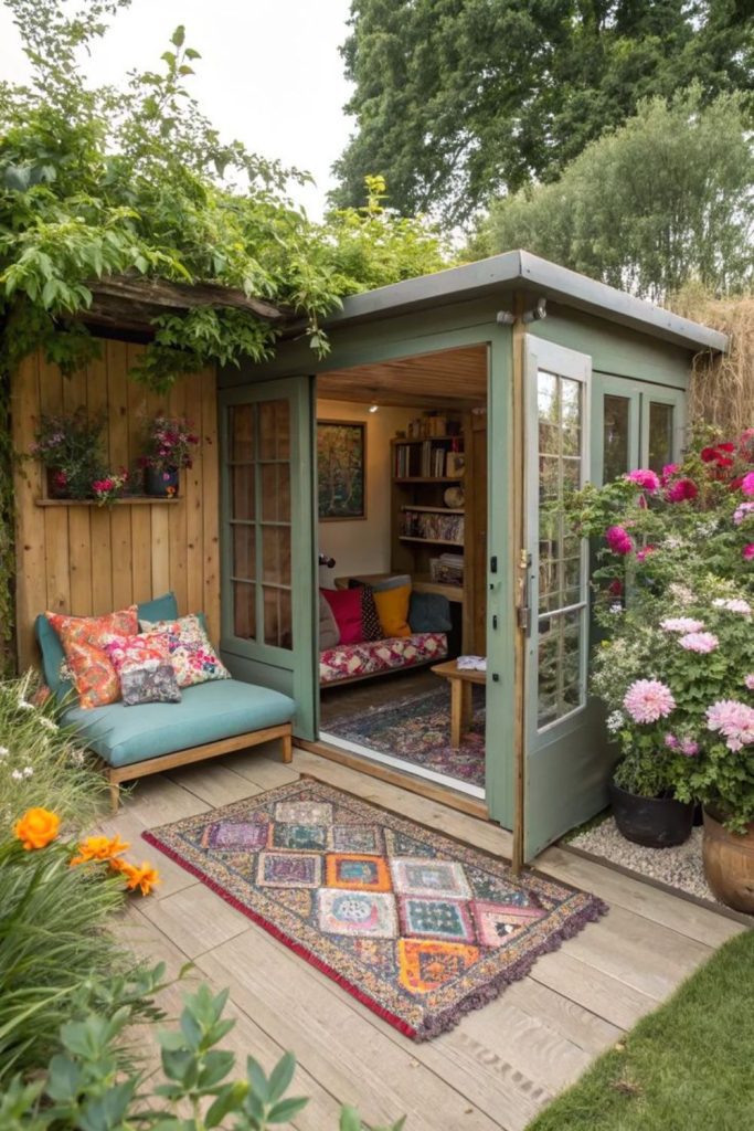 Seamless indoor outdoor garden room.