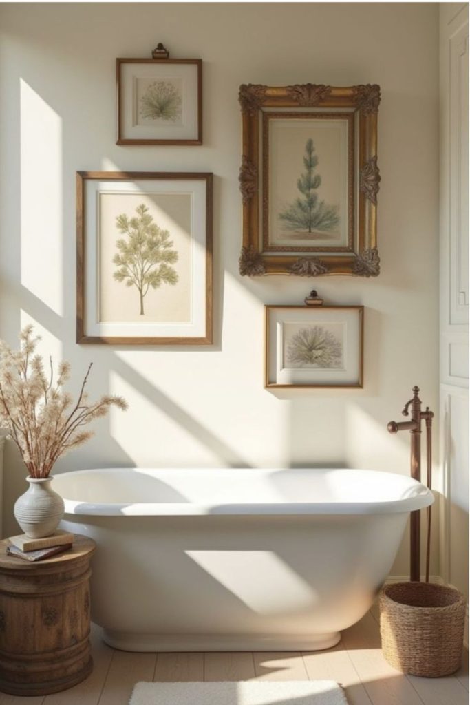 Romantic French countryside bathroom gallery