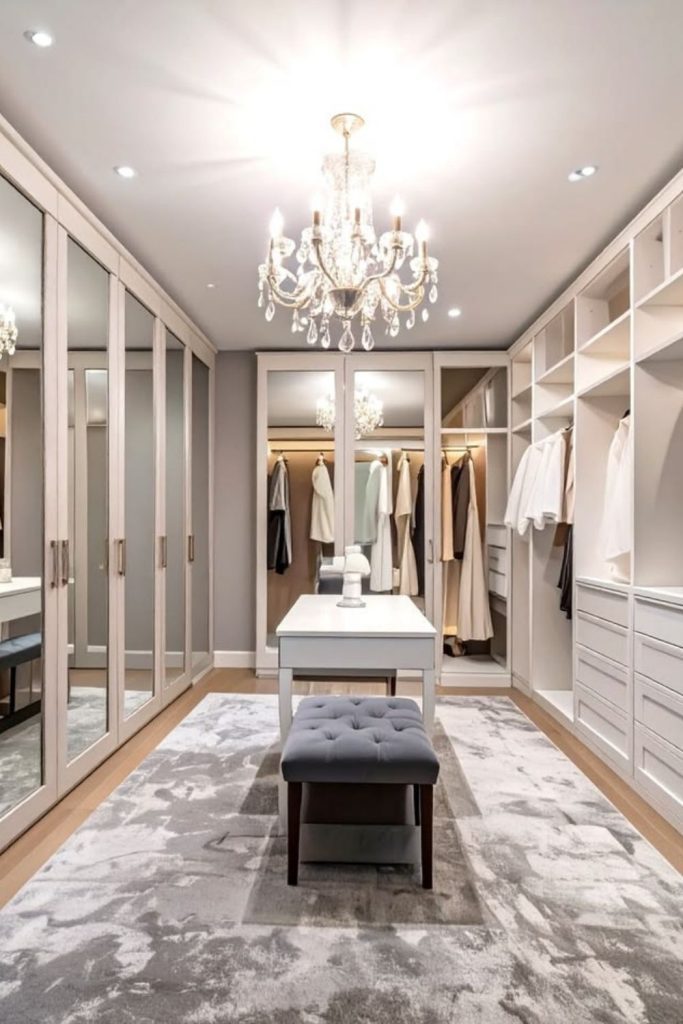 Ultimate luxury dream walk-in wardrobe.