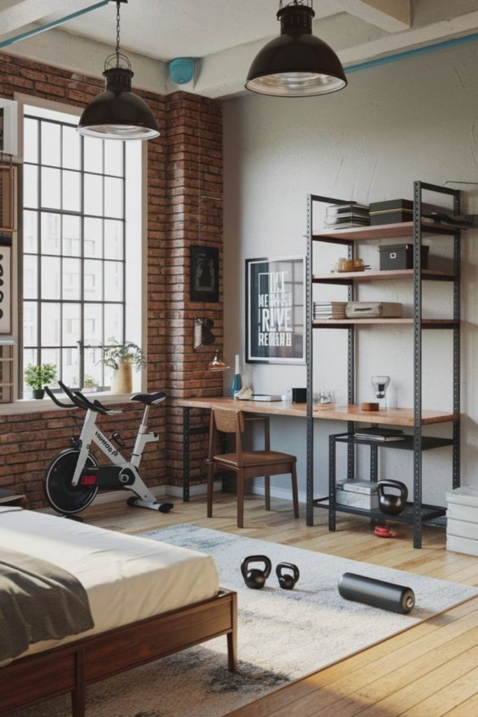 Ultimate home fitness retreat design.