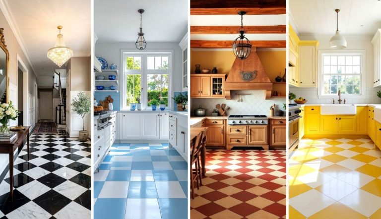 30 Checkerboard Floor Ideas