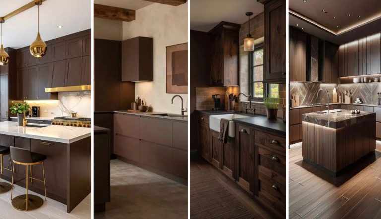32 Chocolate Brown Kitchen Ideas