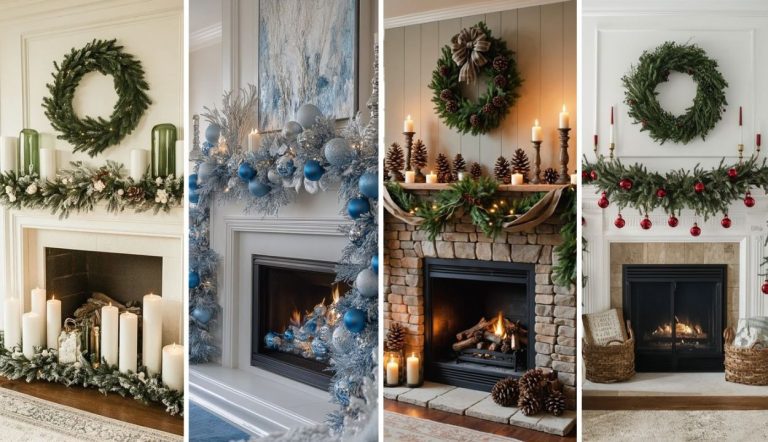 32 Christmas Mantel Decor Ideas