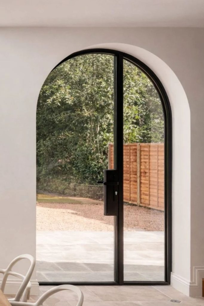 Rustic cottage Crittall modern door