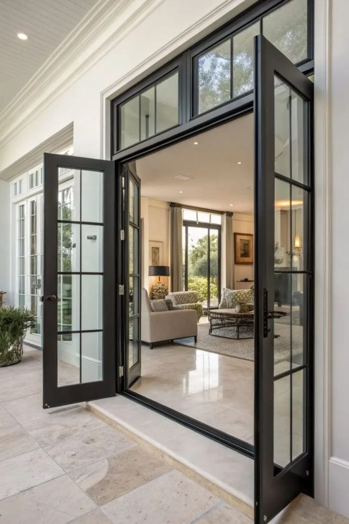 Classic Crittall French double doors