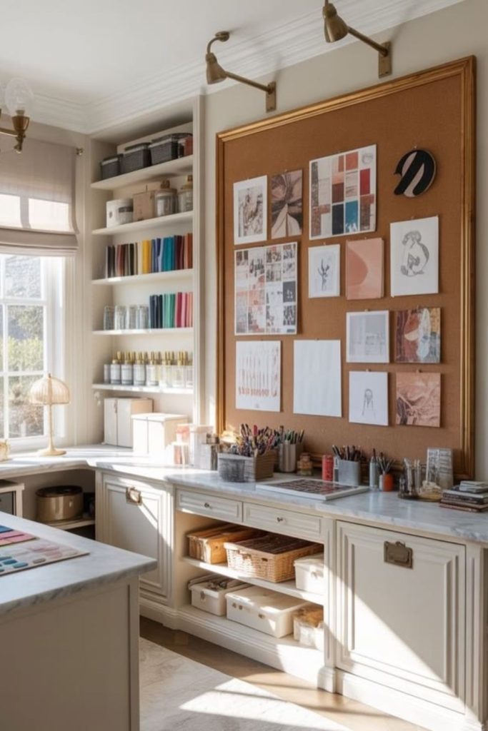 Dreamy creative room with inspiring décor.