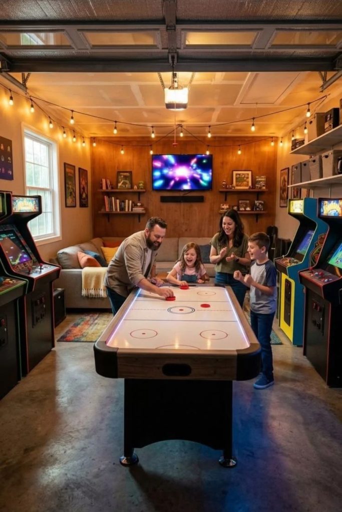 Home arcade gallery gaming room