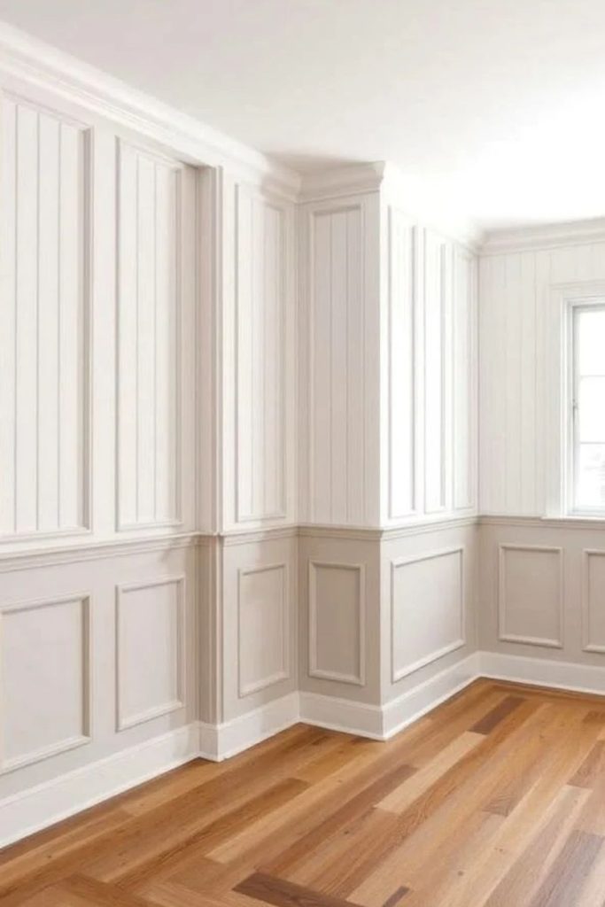Tall panel wainscoting grand interior