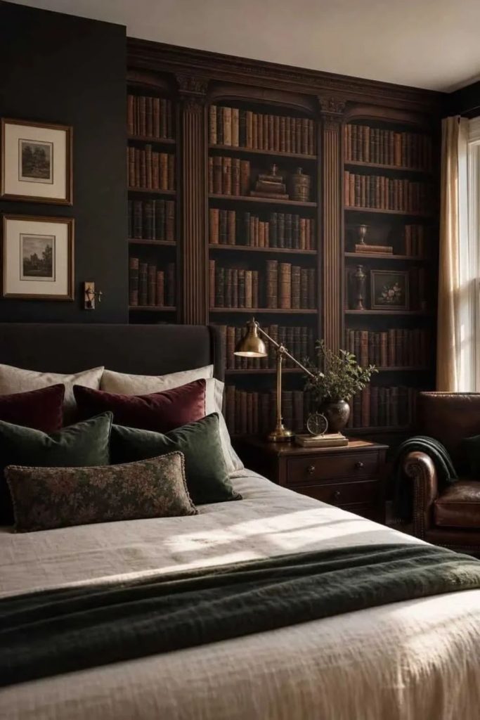 Poet’s Bedroom with Shadowy Reading Nook