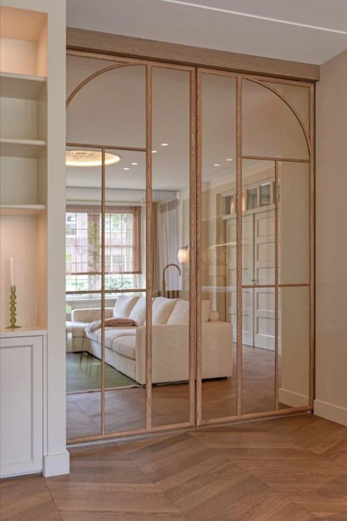 Warm oak Crittall fusion door