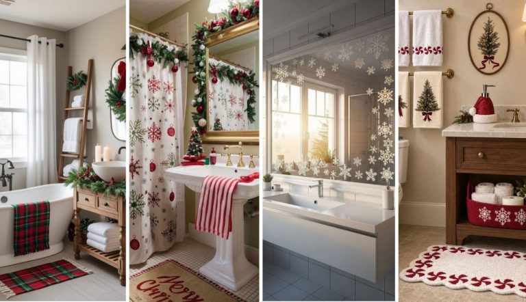 28 Christmas Bathroom Decor Ideas