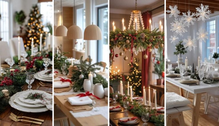 32 Christmas Dining Room Decor Ideas