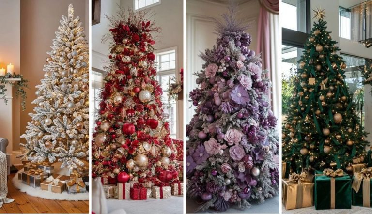 32 Flocked Christmas Tree Ideas