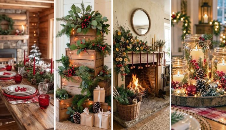 32 Rustic Christmas Decor Ideas