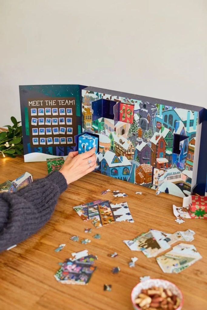 Mini puzzle Christmas advent calendar challenges.