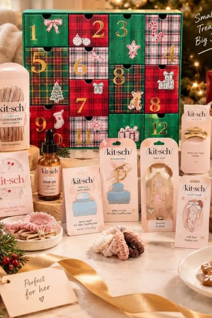 Beauty products Christmas advent calendar gift ideas.
