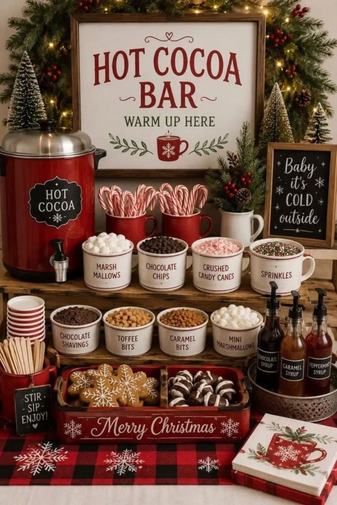 Candy Cane Dream Peppermint Cocoa Station