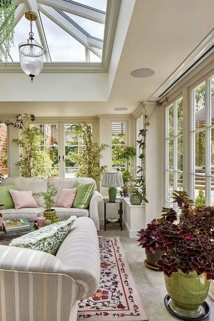 Classic Georgian Orangery with Elegant Windows.