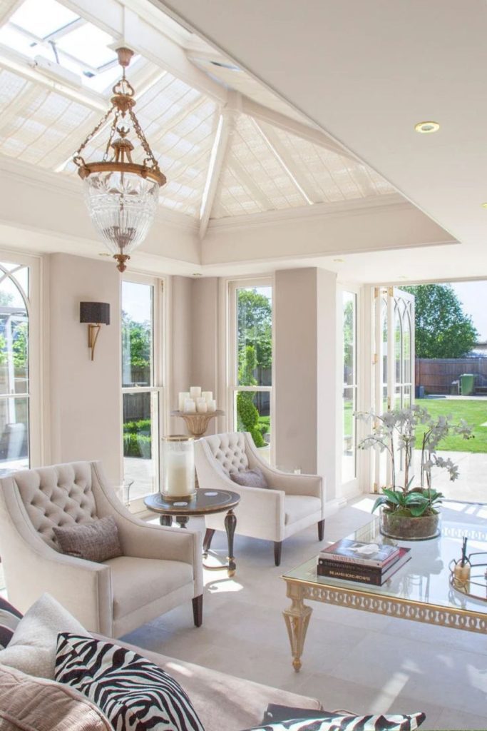Glamorous Orangery with Sophisticated Entertaining Space.