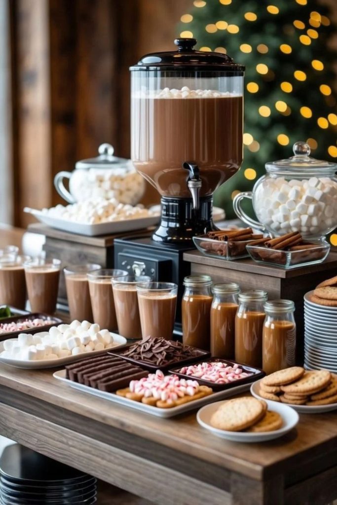 Gourmet Chocolate Lover's Cocoa Bar Display