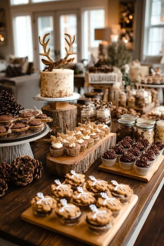 Woodland Animal Themed Cocoa Station Decor